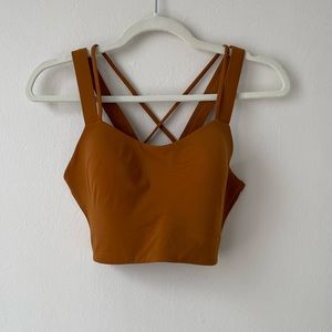 Lululemon size 8 cloud bra in burnt orange